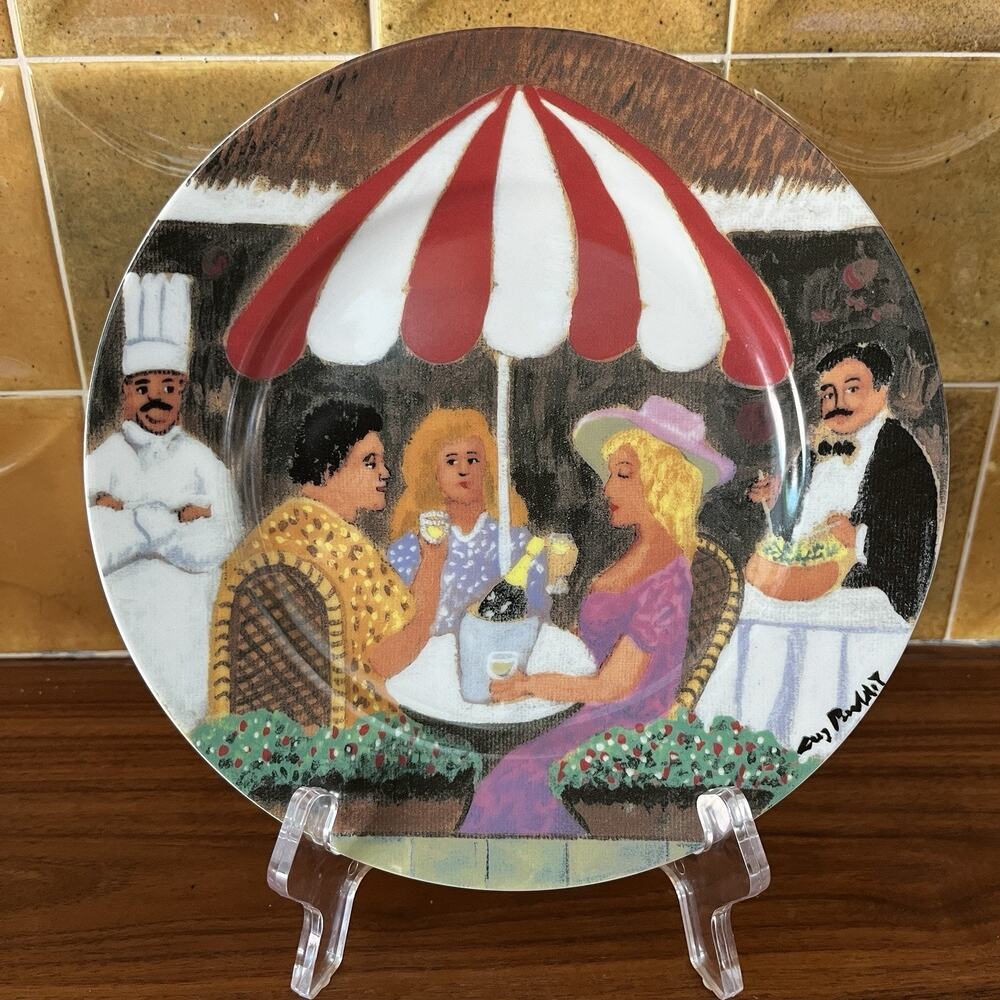 Guy Buffet Collection GBC Déjeune Provençale Porcelain Salad Dessert Bread Plate